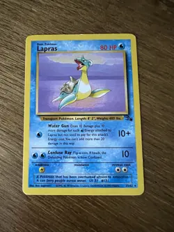 Pokemon - Lapras 25/62 Non Holo Rare - LP - Image 1