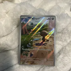 💧 Paldean Wooper 102/094 – Phantasmal Flames Illustration Rare – Pokemon NM 💧 - Image 1