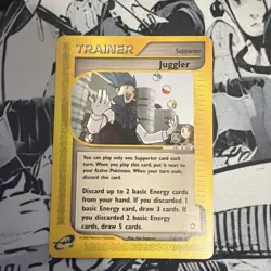 Juggler 126/147 Trainer Supporter E-Reader 2002 Pokemon Aquapolis NM - Image 1