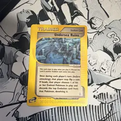 Trainer - Undersea Ruins - 138/147 - Aquapolis - Pokemon TCG - 2002 - NM - Image 1