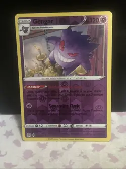 Gengar 066/196 Holo Rare Lost Origin Pokemon Reverse Holo Near Mint - Image 1