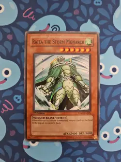 Raiza the Storm Monarch FOTB-EN026 Force of the Breaker 1st Edition Super Rare - Image 1