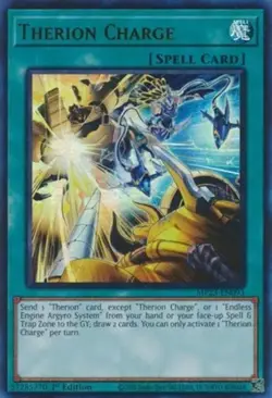 Therion Charge - MP23-EN093 - Ultra Rare - 1st Edition Near Mint Yugioh! Card - Image 1