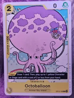 Octoballoon OP15-106 Common Adventure on Kami's Island One Piece Near Mint - Image 1