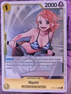 Nami OP15-108 Rare Adventure on Kami's Island One Piece Foil Near Mint - Image 1