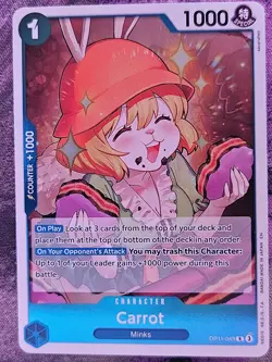 Carrot OP11-049 Rare A Fist of Divine Speed One Piece Foil Near Mint - Image 1
