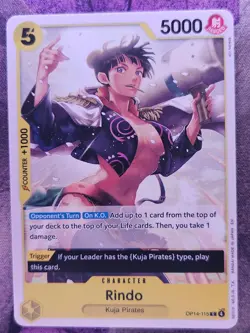 Rindo OP14-115 Common The Azure Sea's Seven One Piece Near Mint - Image 1