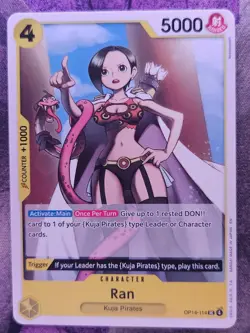 Ran OP14-114 Uncommon The Azure Sea's Seven One Piece Near Mint - Image 1