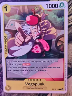Vegapunk OP13-112 Common Carrying On His Will One Piece Near Mint - Image 1