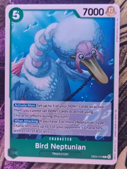 Bird Neptunian EB04-016 Common The Azure Sea's Seven One Piece Near Mint - Image 1
