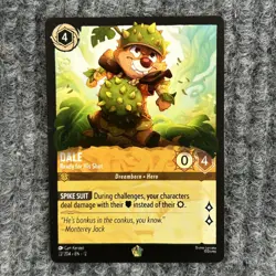 Disney Lorcana Wilds Unknown Dale Ready For His Shot 22/204 Legendary - Image 1