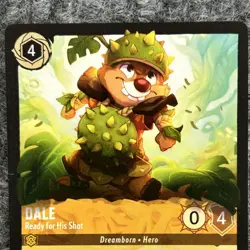 Disney Lorcana Wilds Unknown Dale Ready For His Shot 22/204 Legendary - Image 3