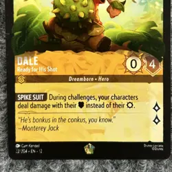 Disney Lorcana Wilds Unknown Dale Ready For His Shot 22/204 Legendary - Image 4