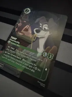 Disney Lorcana enchanted Tramp Enterprising Dog | 212/204 | Archazia's - Image 4