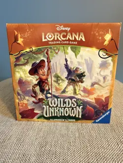 Disney Lorcana: Wilds Unknown Illumineer's Trove Box Fully Sealed -Brand New - Image 1