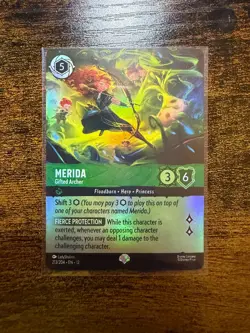 Disney Lorcana TCG Merida Gifted Archer 213/204 - Image 1