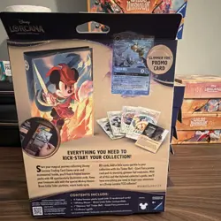 New Disney Lorcana Fabled Collection Starter Set Tinker bell Foil Promo Booster - Image 2
