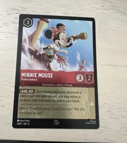 Ravensburger Disney Lorcana Minnie Mouse - Pirate Lookout Promo Foil 12/P2 - Image 1