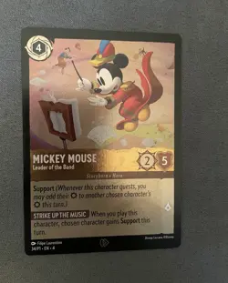 Disney Lorcana Mickey Mouse - Leader of the Band 34/P1 Promo Cold Foil EN - Image 1