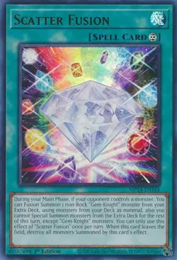 Scatter Fusion - MP24-EN161 - Ultra Rare - 1st Edition Near Mint Yugioh! Card - Image 1