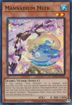 Mannadium Meek - MP24-EN190 - Ultra Rare - 1st Edition Near Mint Yugioh! Card - Image 1