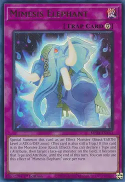 Mimesis Elephant - MP24-EN163 - Ultra Rare - 1st Edition Near Mint Yugioh! Card - Image 1