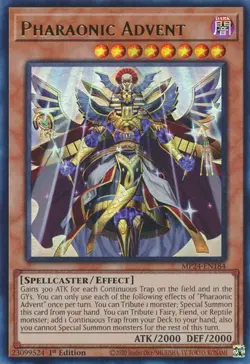 Pharaonic Advent - MP24-EN184 - Ultra Rare - 1st Edition Near Mint Yugioh! Card - Image 1