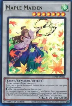 Maple Maiden - MP23-EN022 - Ultra Rare - 1st Edition Near Mint Yugioh! Card - Image 1