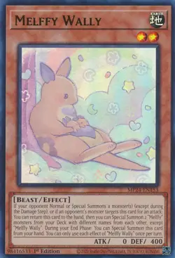 Melffy Wally - MP24-EN153 - Ultra Rare - 1st Edition Near Mint Yugioh! Card - Image 1