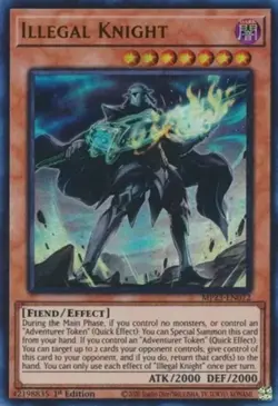 Illegal Knight - MP23-EN072 - Ultra Rare - 1st Edition Near Mint Yugioh! Card - Image 1