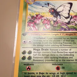 Pokemon TCG Butterfree Jungle 33/64 1st Edition Uncommon - Image 5