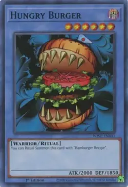 Hungry Burger - WISU-EN041 - Super Rare - 1st Edition Near Mint Yugioh! Card - Image 1