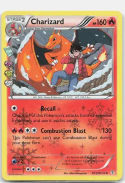 Charizard RC5/RC32 Uncommon Generations Pokemon Holo Moderately Played - Image 1
