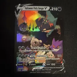 Halloween Party Gengar V 020/S-P 2021 Promo Holo 210 HP Pokemon TCG - Image 1