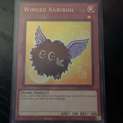 Konami Yu-Gi-Oh! TCG Winged Kuriboh MZMU-EN064 1st Ed Secret Rare Holo - Image 1