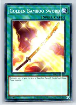 Golden Bamboo Sword LODT-EN062 Light of Destruction Yu-Gi-Oh LP - Image 1
