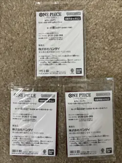 3 Card Sabo Ace Luffy ST13-001-002-003 Seven Eleven PROMO ONE PIECE Card Sealed - Image 2