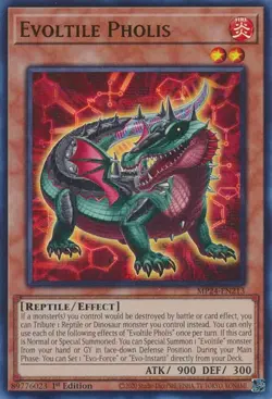 Evoltile Pholis - MP24-EN213 - Ultra Rare - 1st Edition Near Mint Yugioh! Card - Image 1