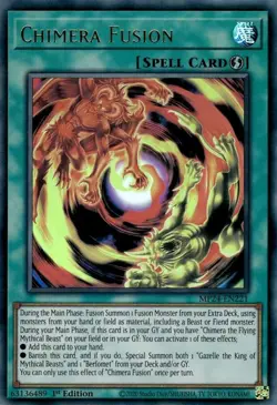 Chimera Fusion - MP24-EN221 - Ultra Rare - 1st Edition Near Mint Yugioh! Card - Image 1