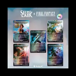 MTG Magic The Gathering Secret Lair Final Fantasy : Weapons Rainbow Foil JPN - Image 1