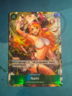 One Piece Nami (Alternate Art) OP14-031 The Azure Sea's Seven Foil - Image 1
