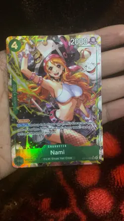 Nami (Alternate Art) OP14-031 The Azure Sea's Seven Foil English One Piece TCG! - Image 2