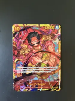 Gol D. Roger Secret Rare OP09-118 One Piece TCG English SEC Near Mint - Image 1