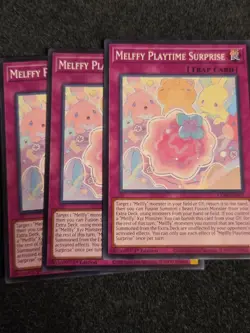 Yugioh! 3x Melffy Playtime Surprise CORI-EN075 Common 1st Ed NM - Image 1