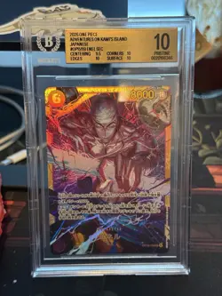 Bandai One Piece CCG Enel OP15-118 SEC Japanese BGS 10 - Image 1
