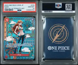 2023 One Piece Japanese OP05 #016 Nami Special Alternate Art PSA 10 GEM MINT - Image 3