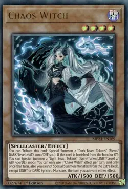Chaos Witch - MP24-EN169 - Ultra Rare - 1st Edition Near Mint Yugioh! Card - Image 1