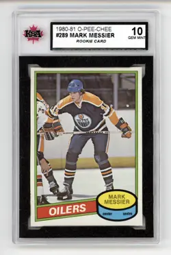 1980-81 MARK MESSIER ROOKIE CARD KSA 10 GEM MINT! OPC #289 RC - Image 1