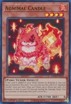 Agnimal Candle - MP24-EN218 - Ultra Rare - 1st Edition Near Mint Yugioh! Card - Image 1