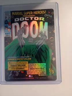 Magic: The Gathering, Doctor Doom comic art foil M0394 - Image 1